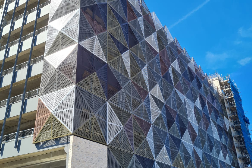 Brentford multi storey car park facade retrofit