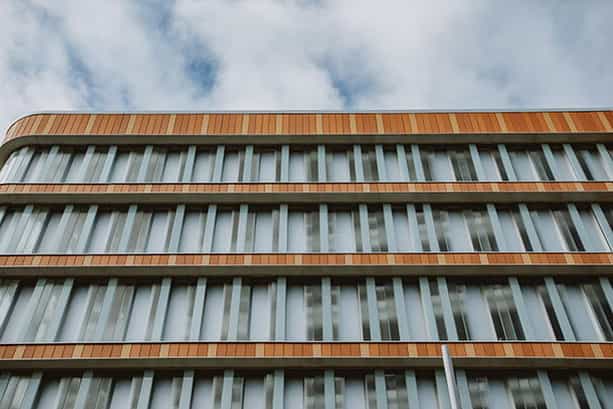 Broadmarsh car park and bus station rainscreen panels and cast glass