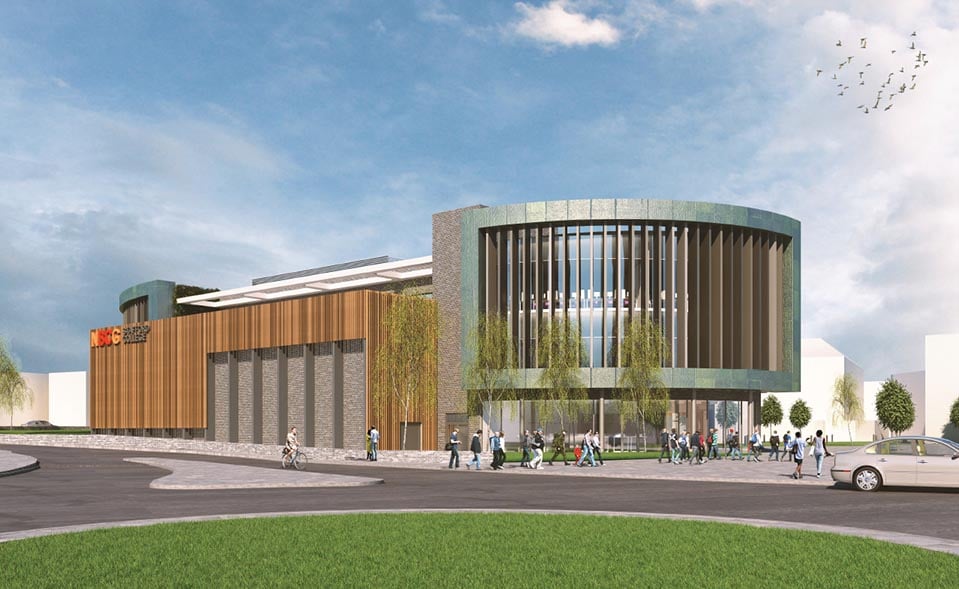 stafford college nscg arcitectural facade article