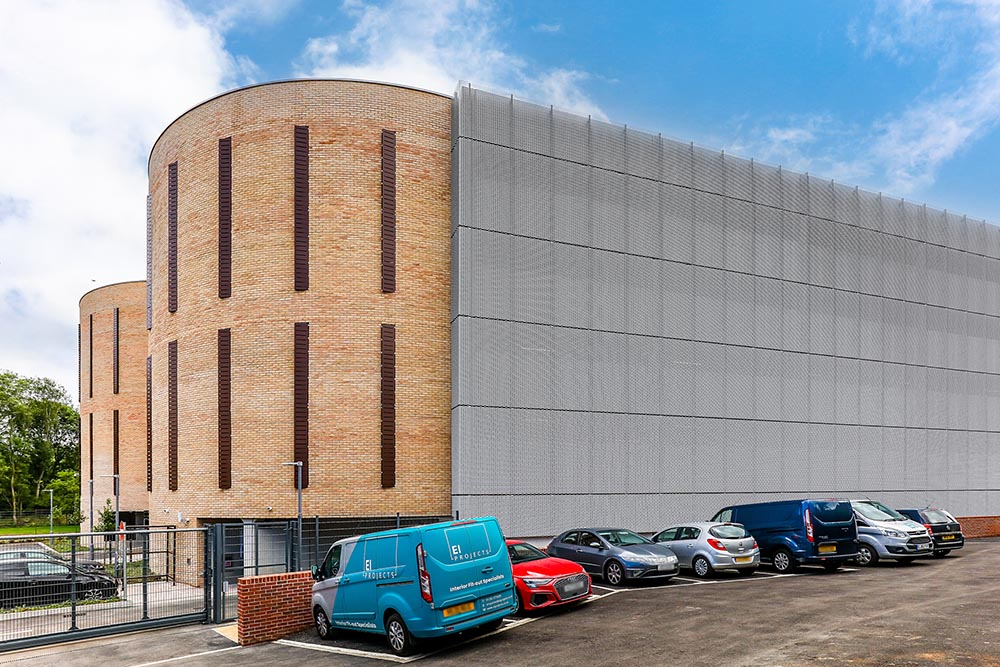 Northgate end multi storey car park architectural facade-min