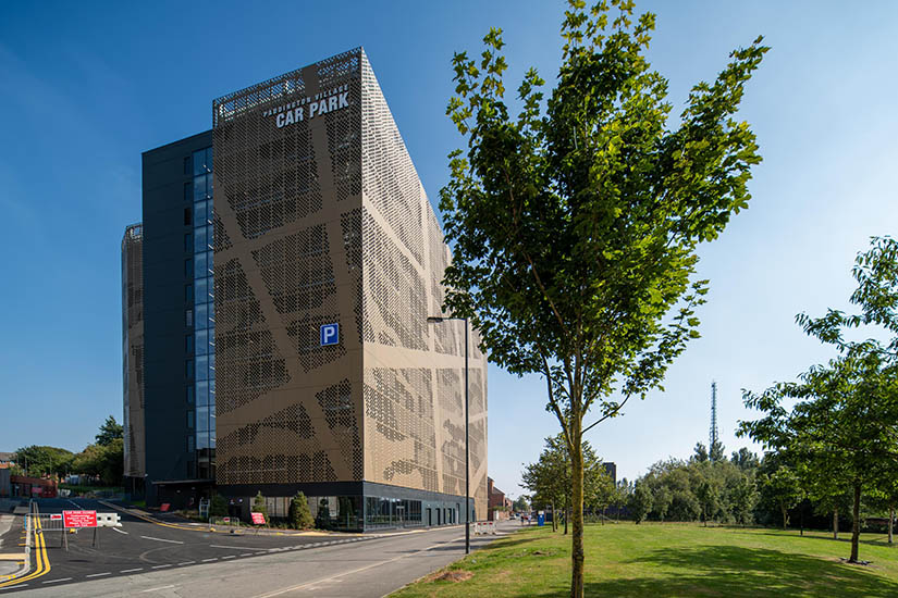 Paddington car park liverpool rainscreen cladding