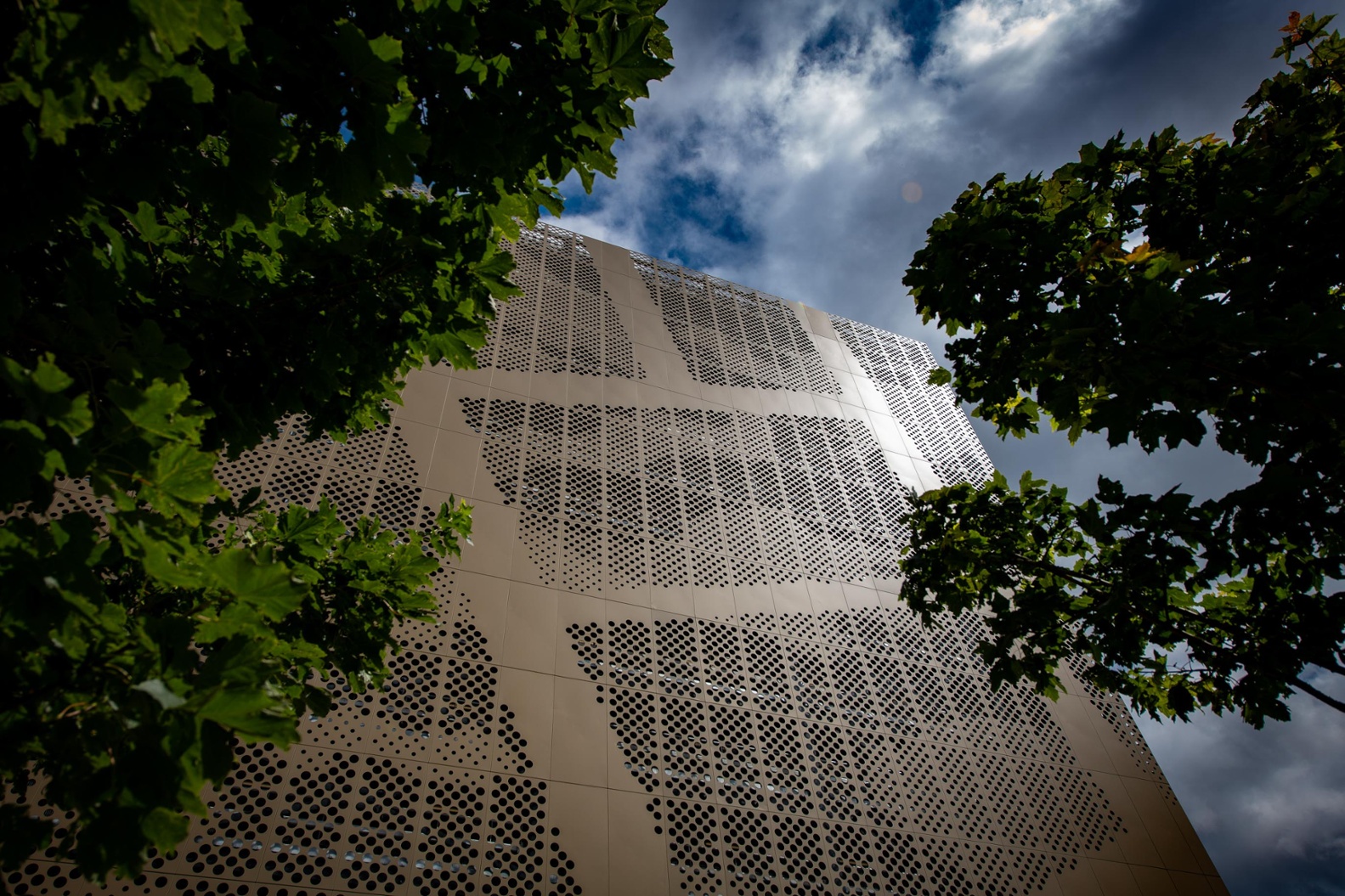 Paddington car park architectural facade image
