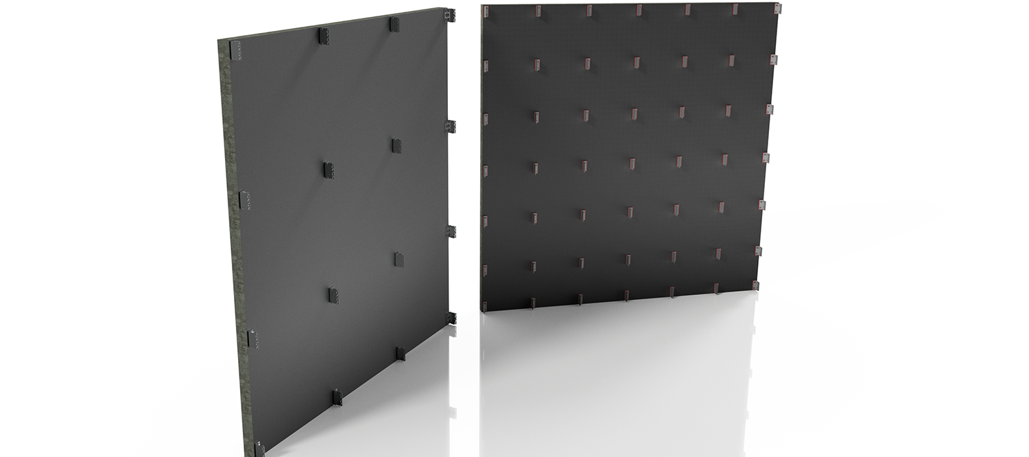 Bracket density comparison rainscreen cladding